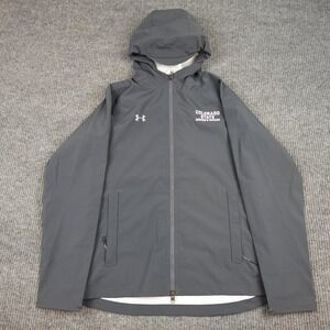 Colorado State Rams Jacket Womens Medium Gray NCAA Soccer Under Armour Hooded